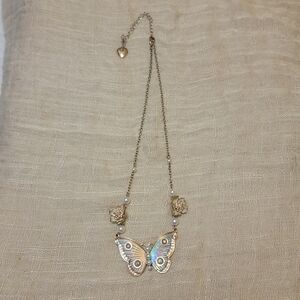 Betsey Johnson "Flutterby" Butterfly Necklace